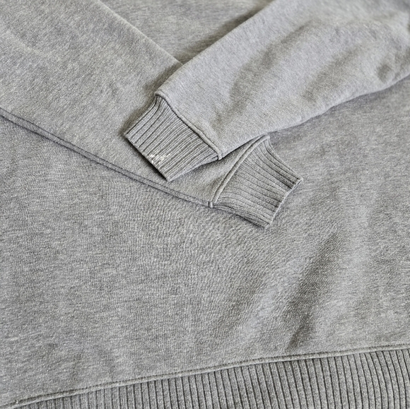 Zara Grey Oversized Plush Crewneck Sweatshirt Size Small - Picture 14 of 14